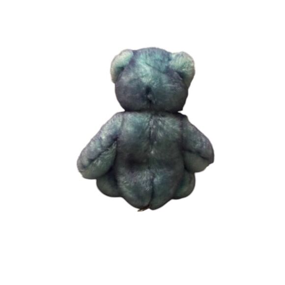 TY Blue Purple Beanie Buddies Classic Bluebeary Bear Stuffed Animal Plush 14" - Picture 8 of 9